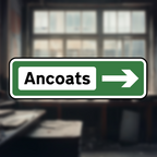 Illuminated Ancoats Road Sign