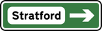Illuminated Stratford Road Sign (East London)