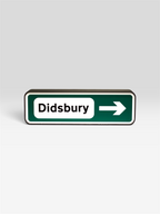 Illuminated Didsbury Road Sign