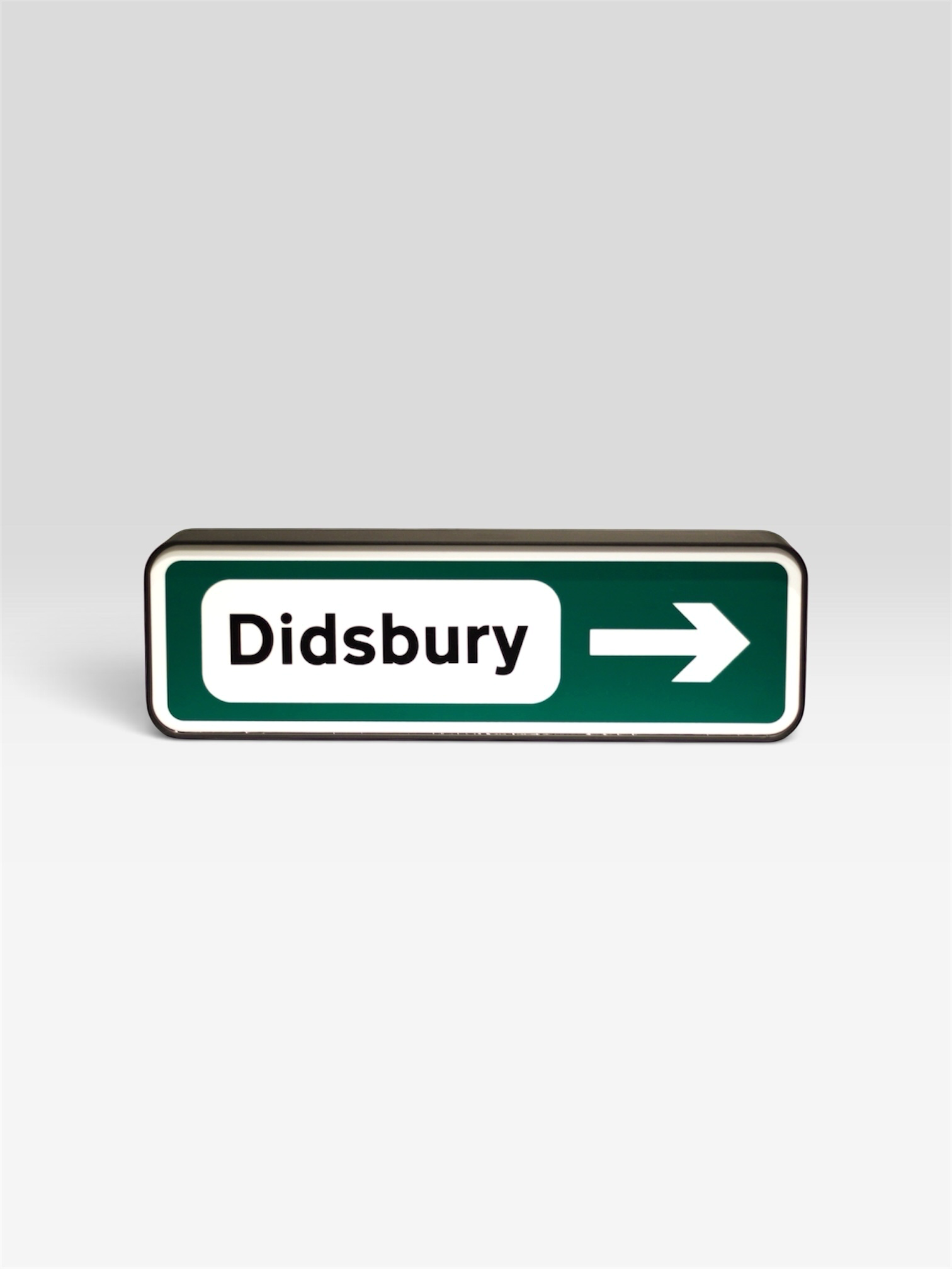 Illuminated Didsbury Road Sign