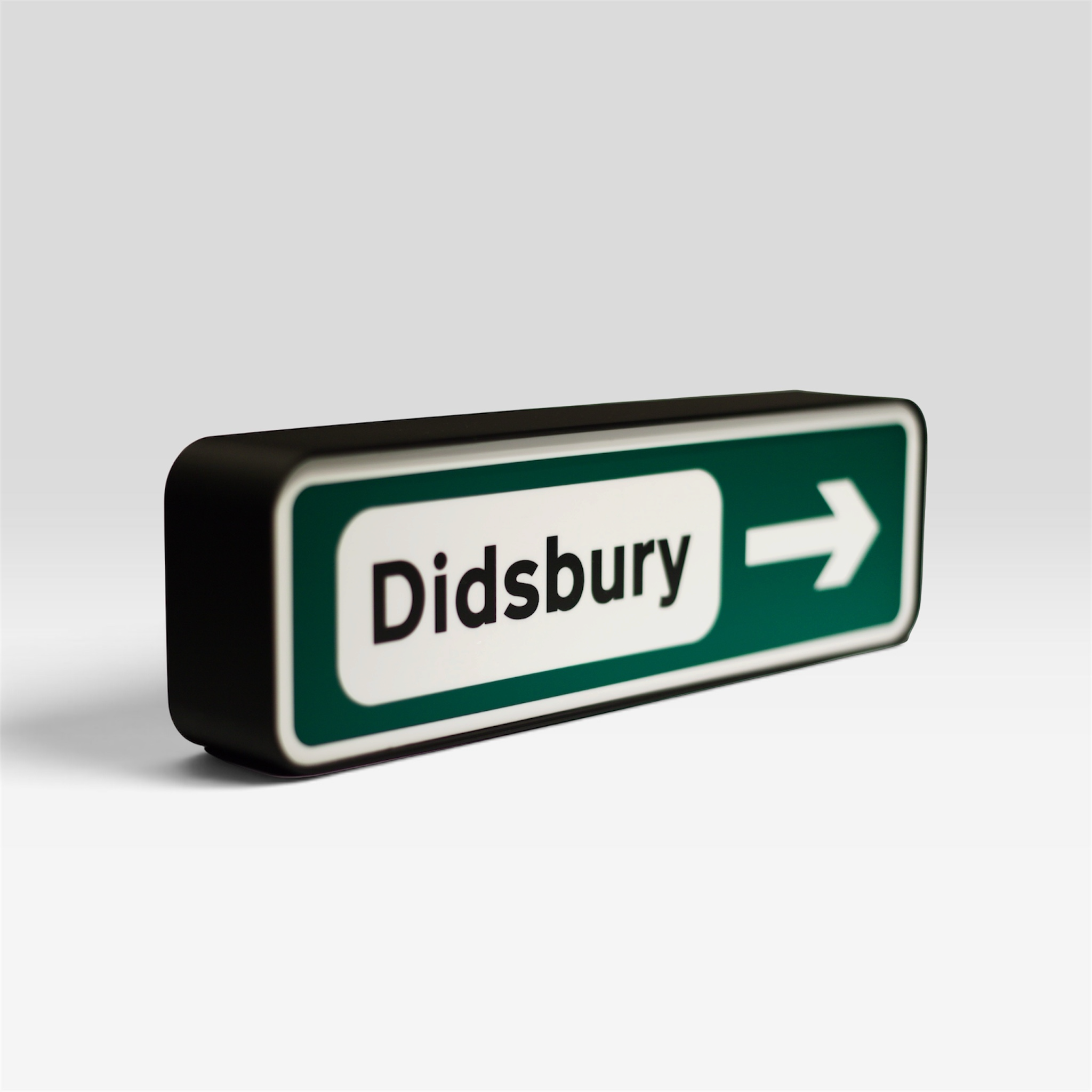 Illuminated Didsbury Road Sign